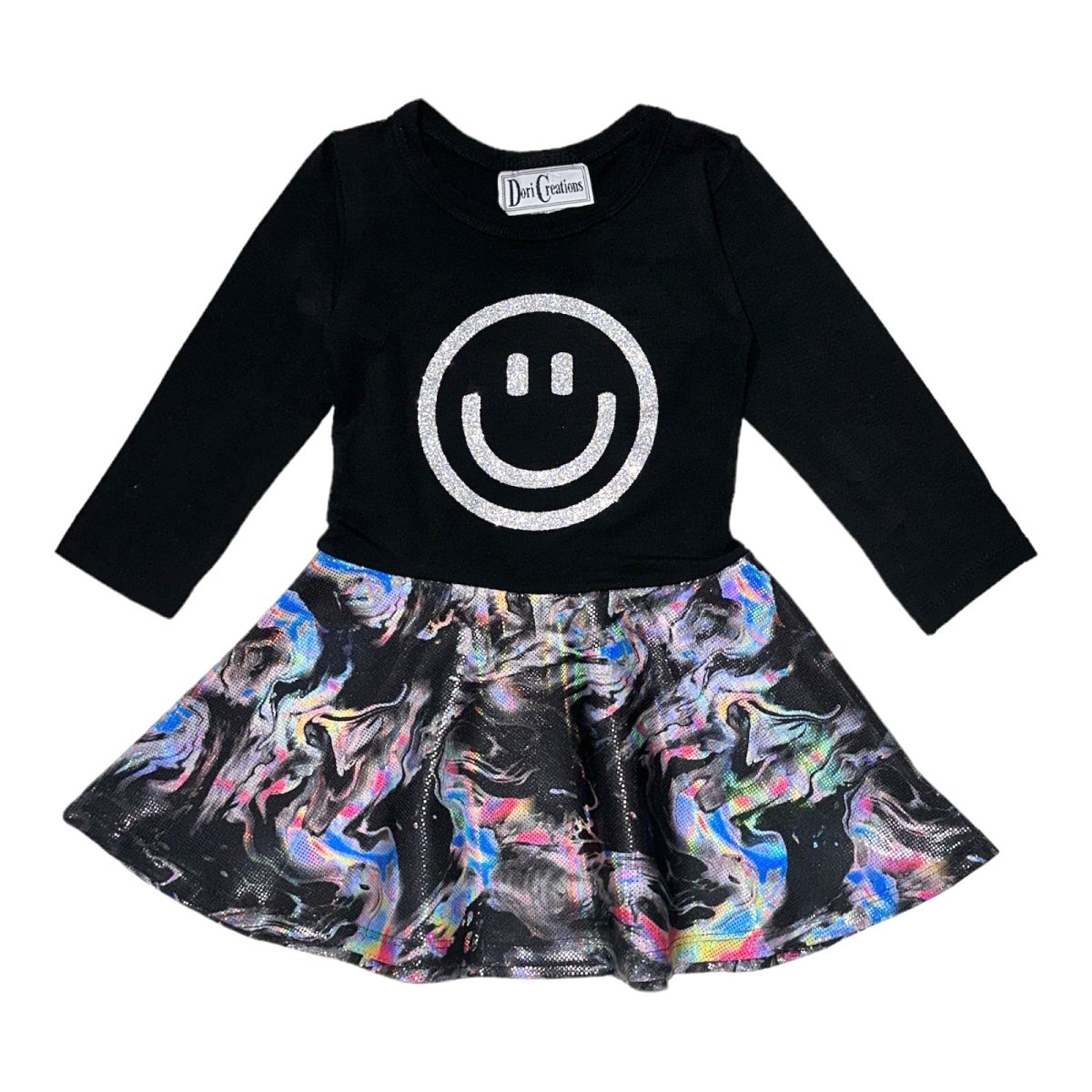 dori creations skater dress Dori Creations- Tie dye Stars Sparkly Skater Dress- Girls Size 2