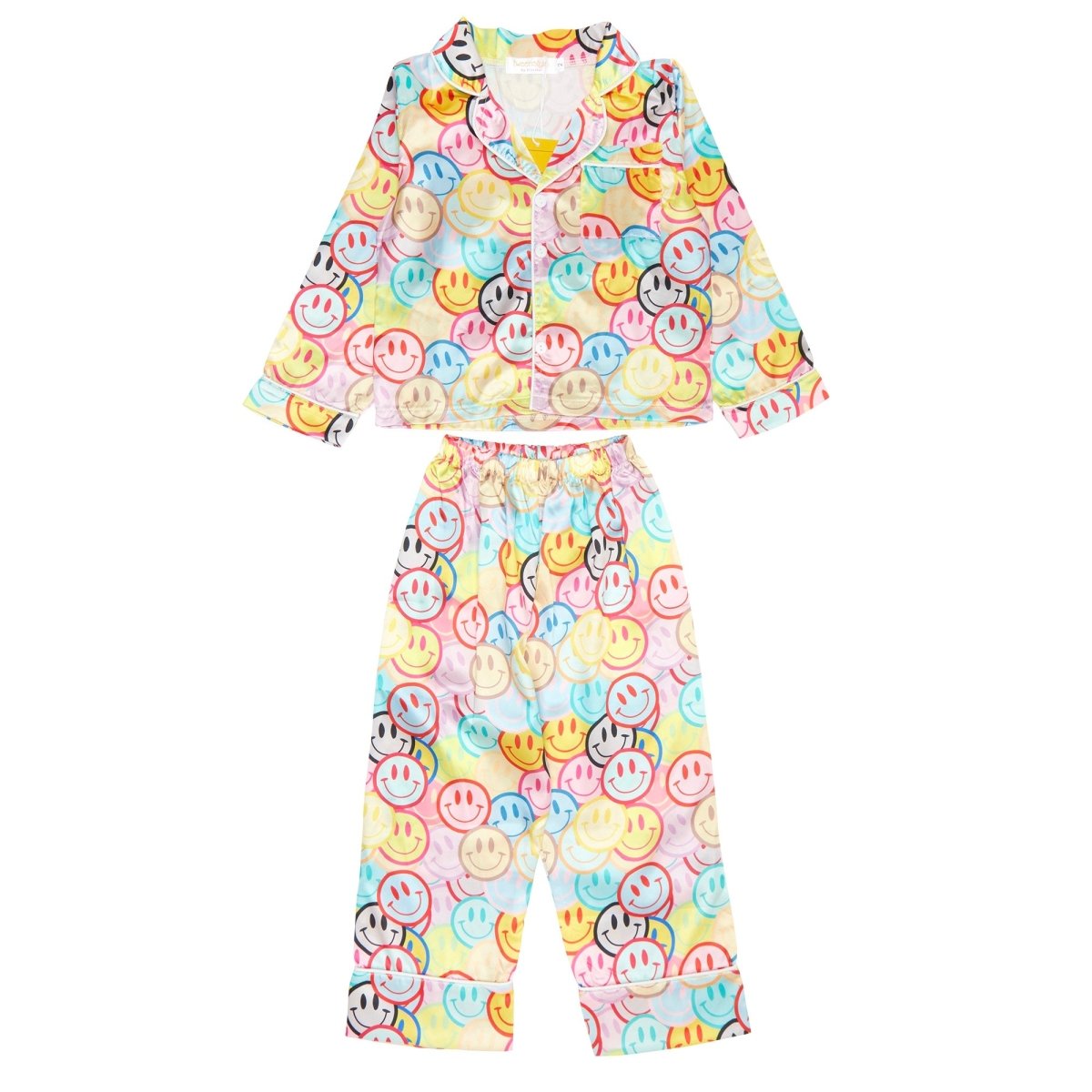 SMILEY TWO PIECE PAJAMAS - SPARKLE BY STOOPHER