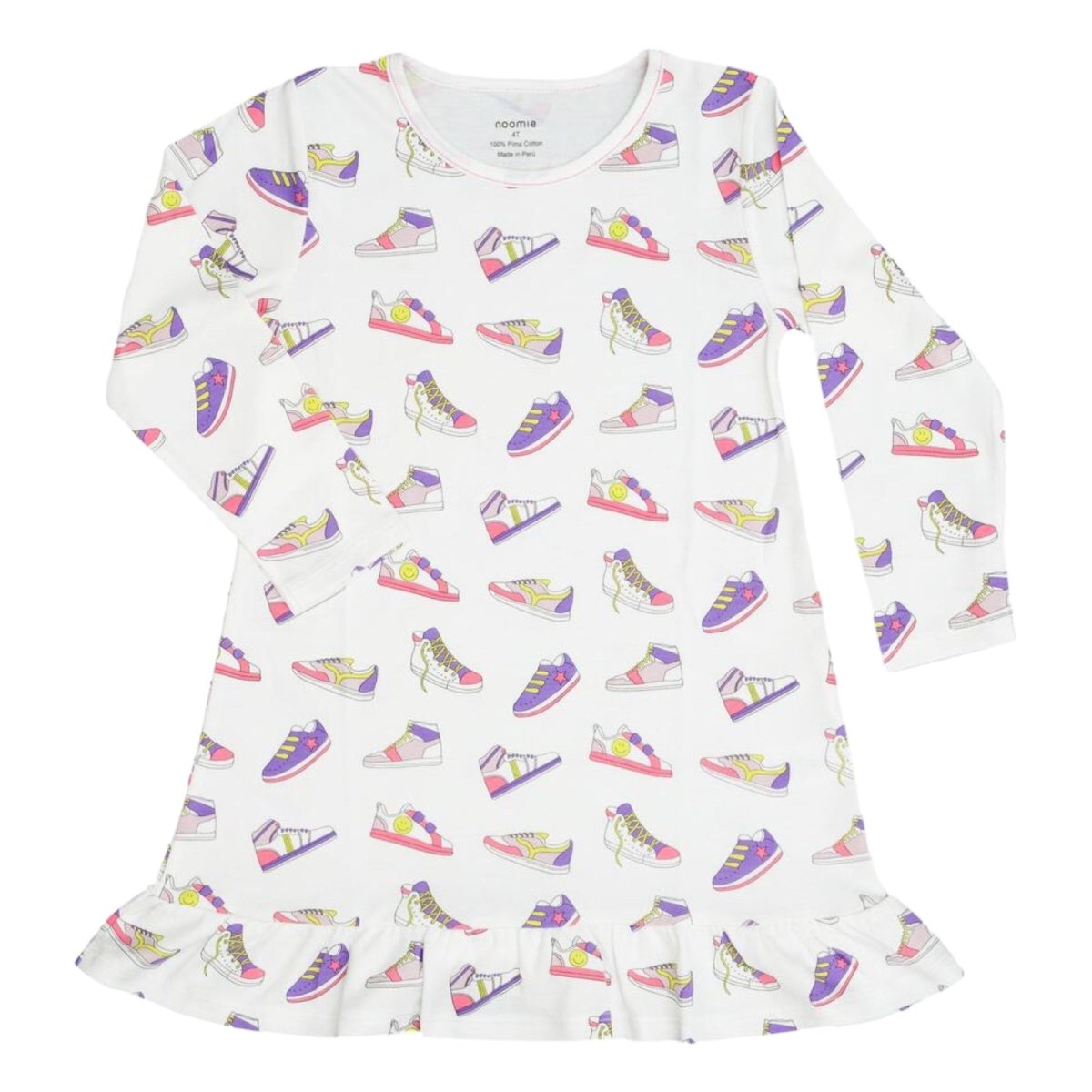 SNEAKERS LONG SLEEVE DRESS (PREORDER) - NOOMIE