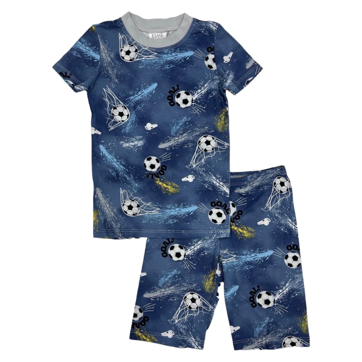 SOCCER TSHIRT AND BOXER SHORTS PJS - PAJAMAS