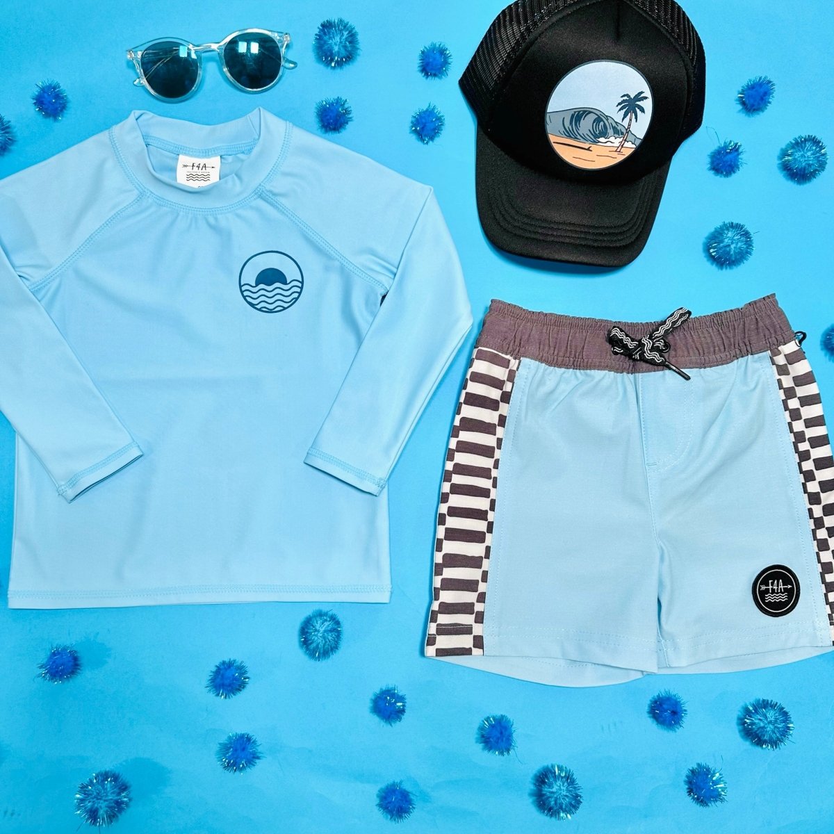 SON O VOLLEY SWIM TRUNKS - SWIM TRUNKS