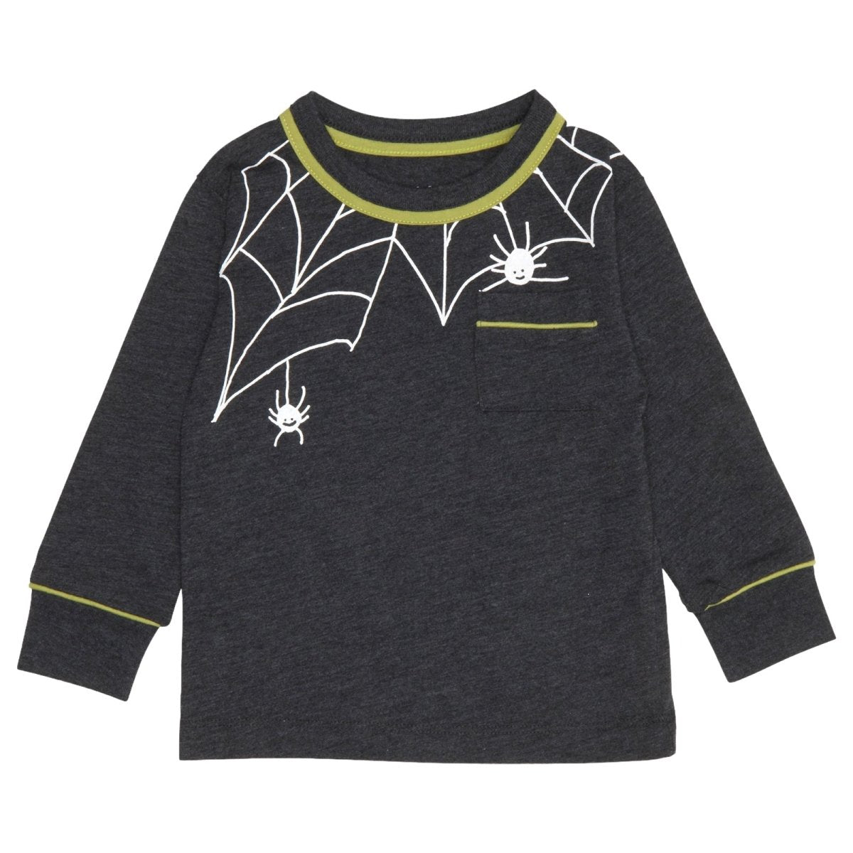SPIDER WEB LONG SLEEVE TSHIRT - LONG SLEEVE TOPS