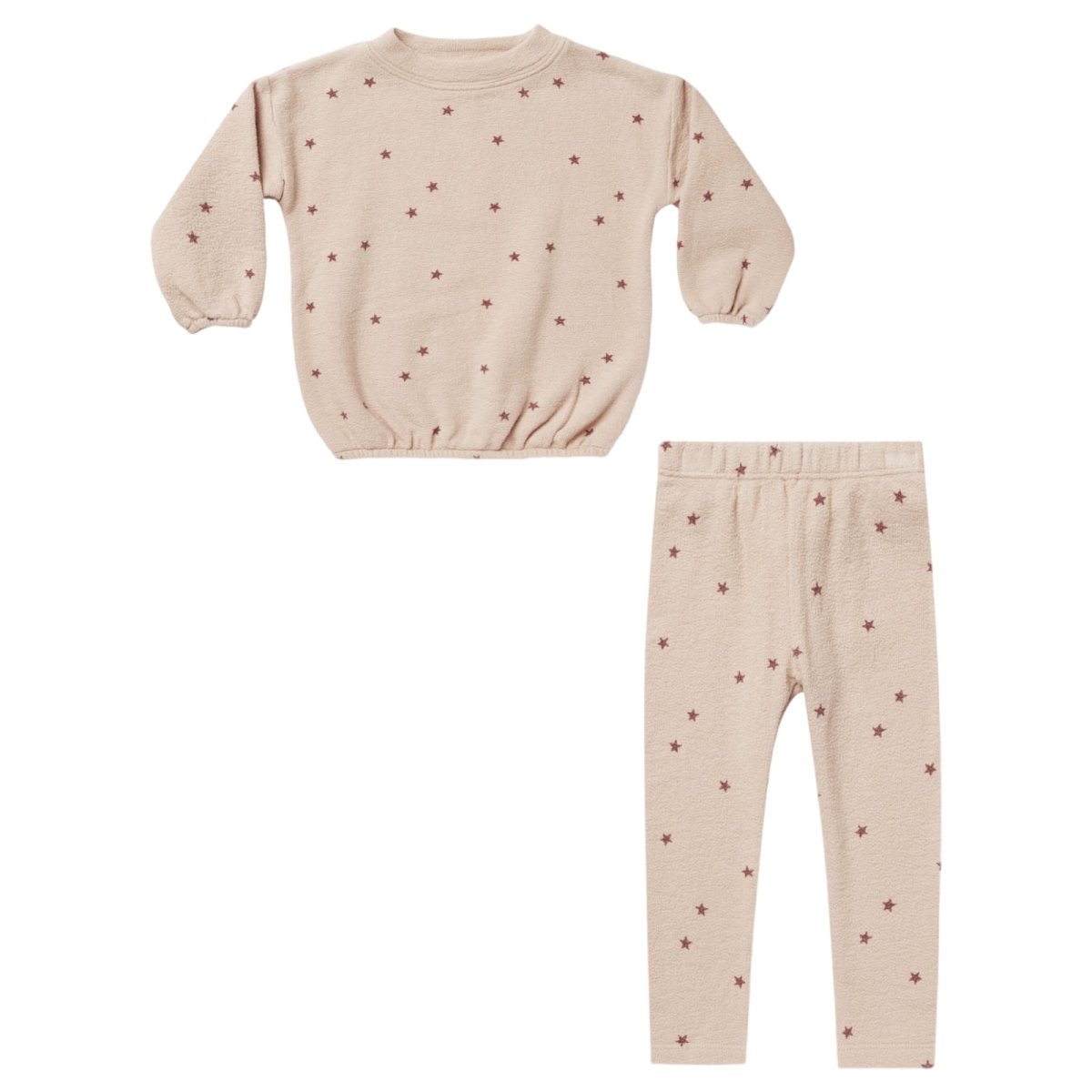 SPONGY STARS SWEATSHIRT AND LEGGINGS SET - RYLEE + CRU