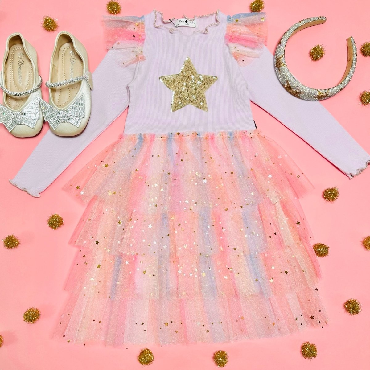 STAR FRILL TUTU DRESS - PETITE HAILEY