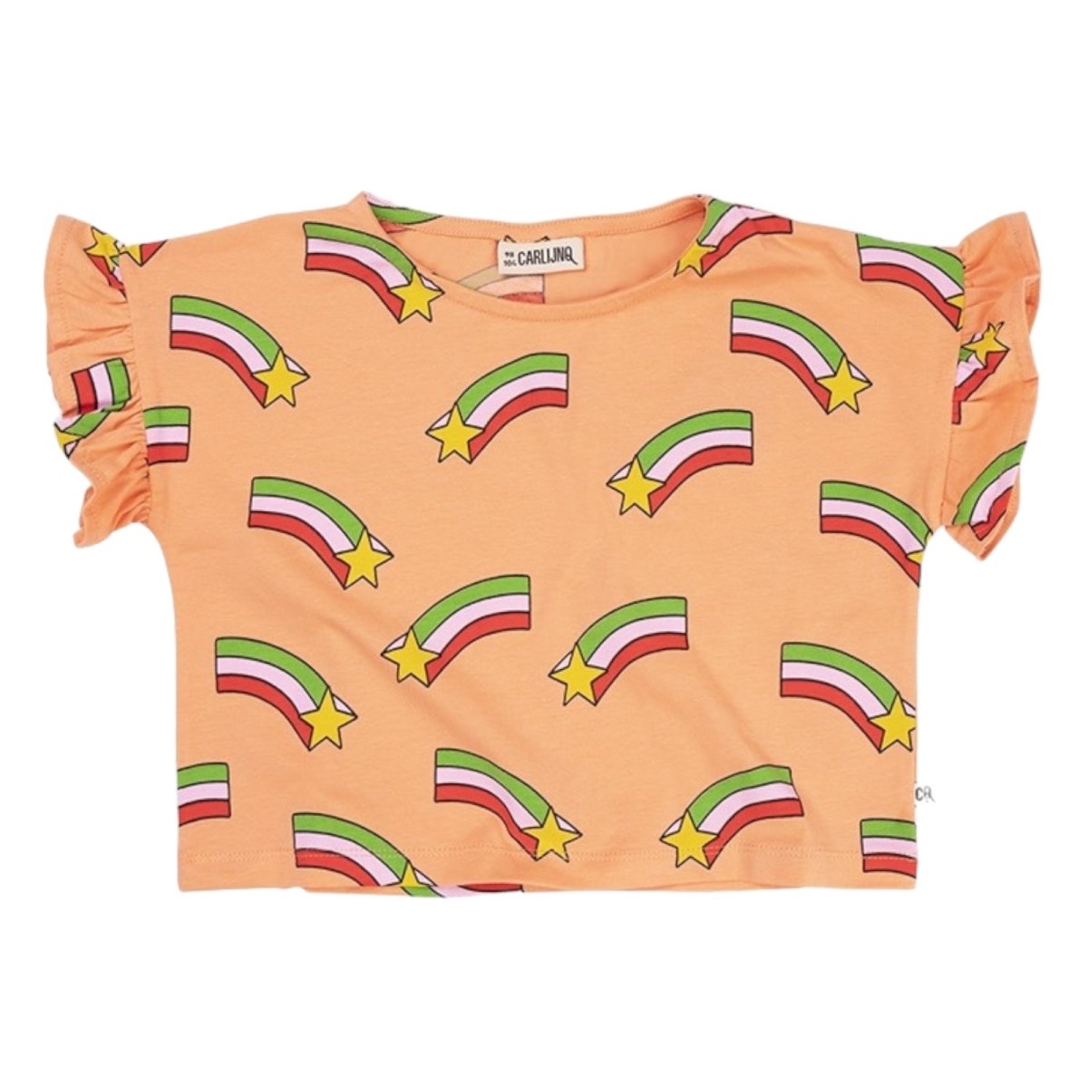 STAR FRILLED TOP - SHORT SLEEVE TOPS