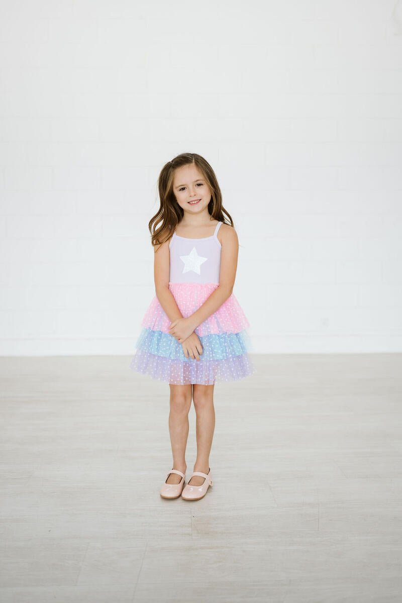 STAR LAYERED TUTU DRESS - DRESSES