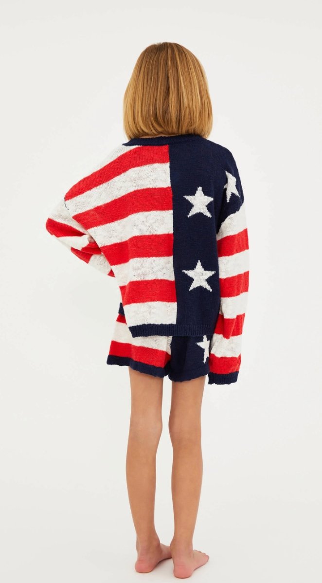 STAR SPANGLED LITTLE BALBOA SHORTS - BEACH RIOT