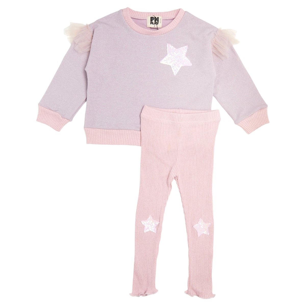 STAR SWEATSHIRT AND LEGGINGS SET - PETITE HAILEY