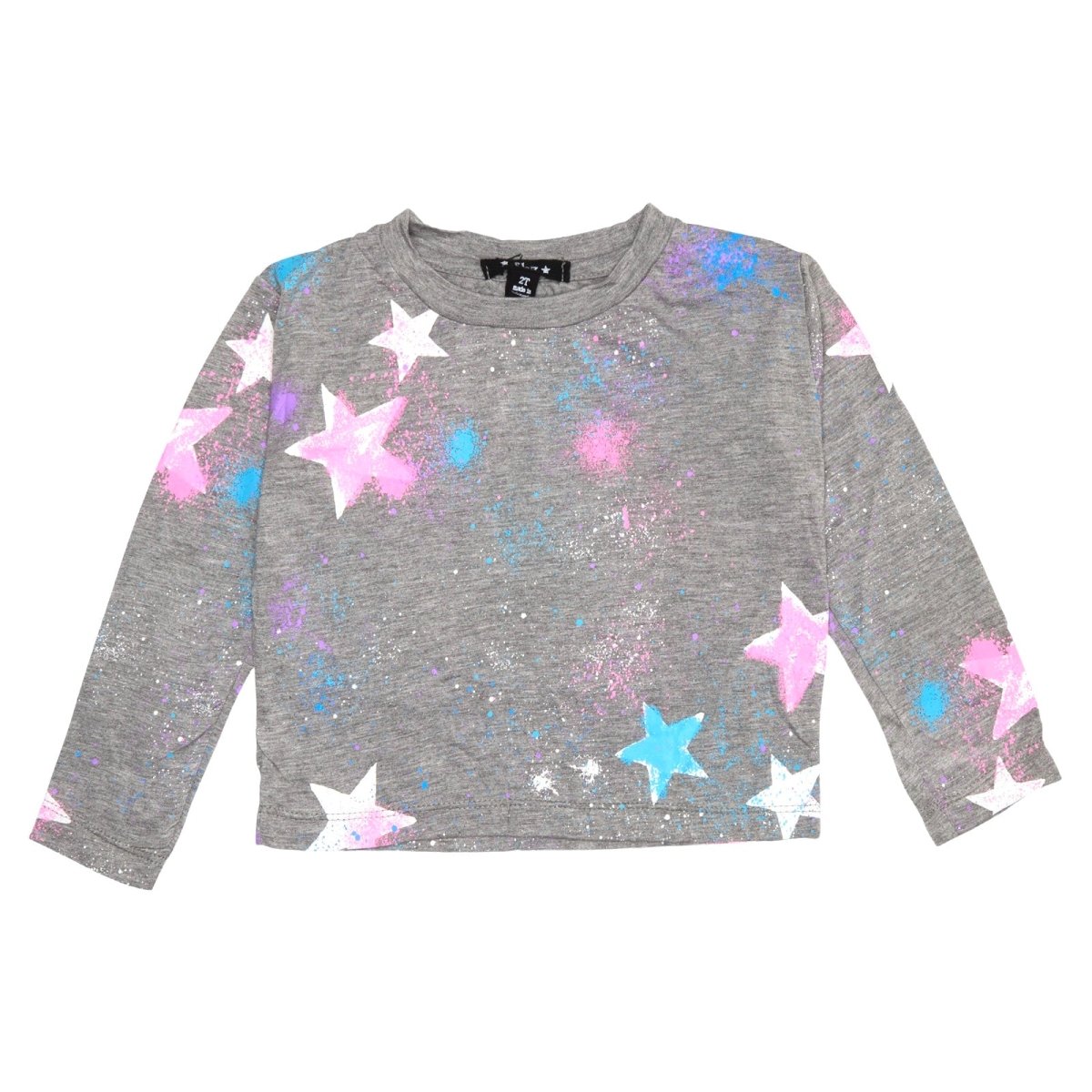 STARS LONG SLEEVE TSHIRT - FLOWERS BY ZOE