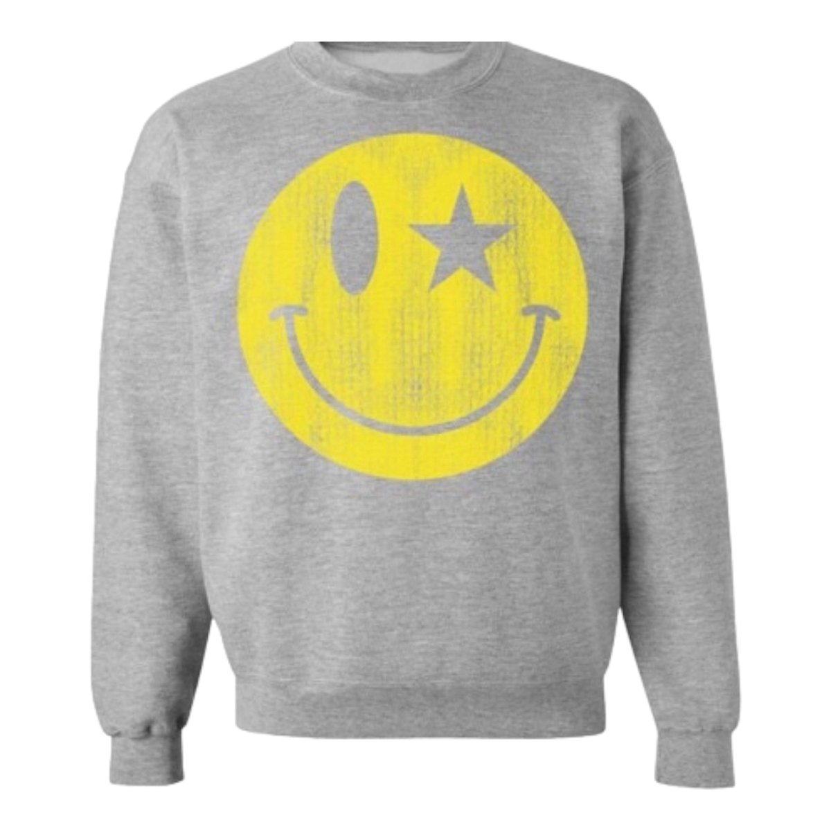 STARS SMILEY CROP SWEATSHIRT (PREORDER) - PRINCE PETER