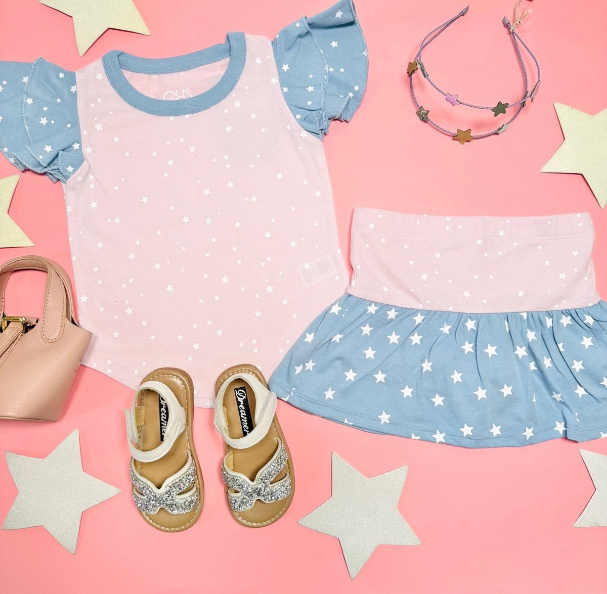 STARZ RUFFLE SLEEVE TSHIRT - CHASER KIDS