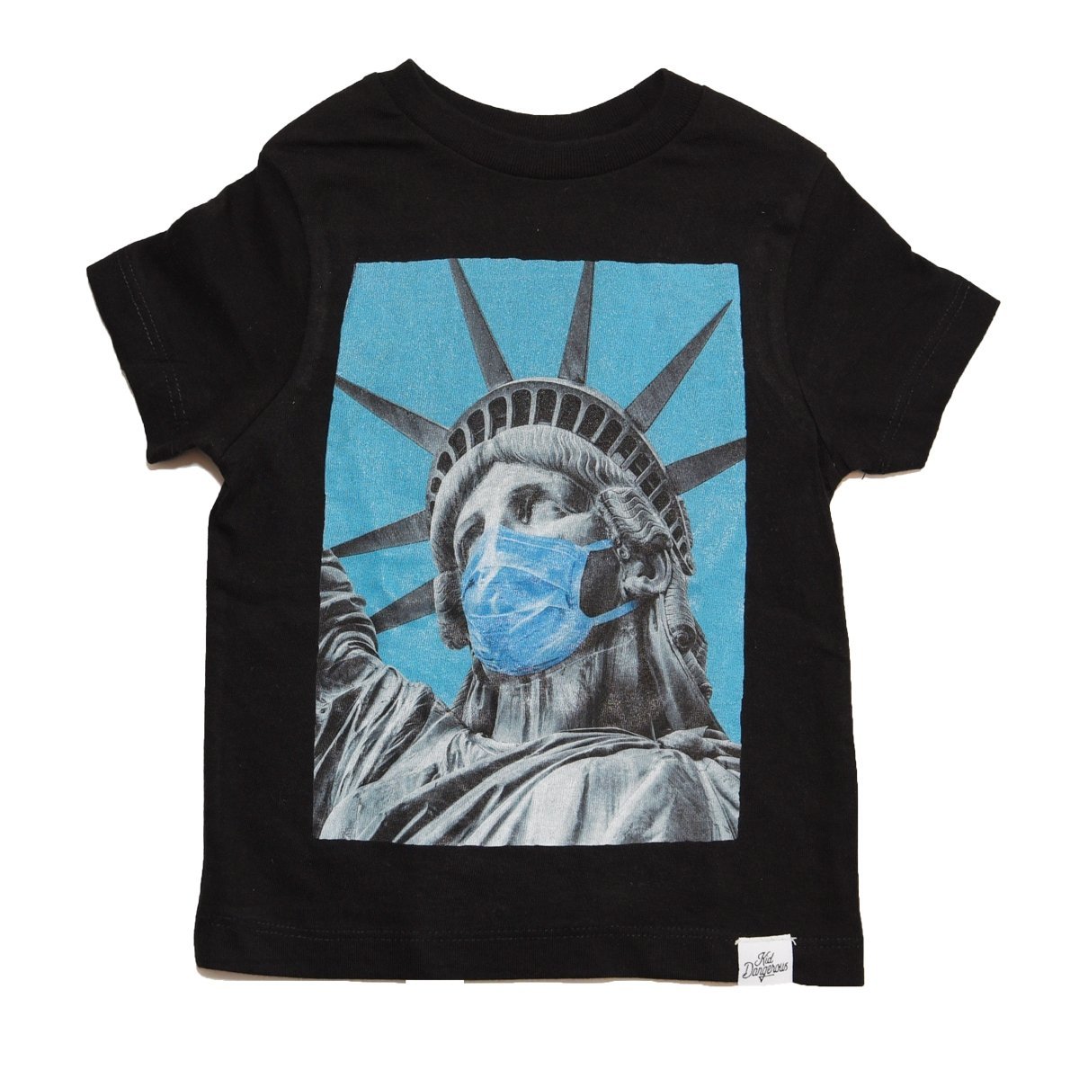 STATUE OF LIBERTY MASK TSHIRT - SHORT SLEEVE TOPS