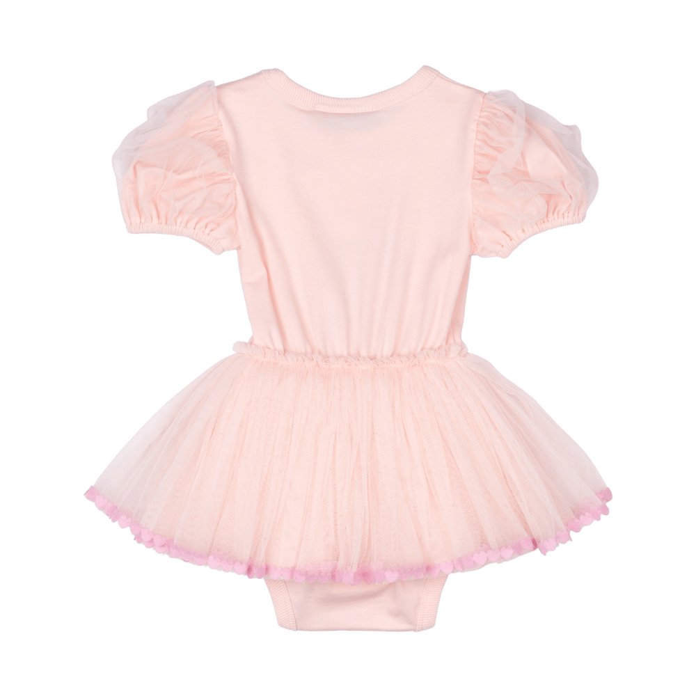 TEDDY BEAR CIRCUS TUTU ONESIE DRESS - DRESSES