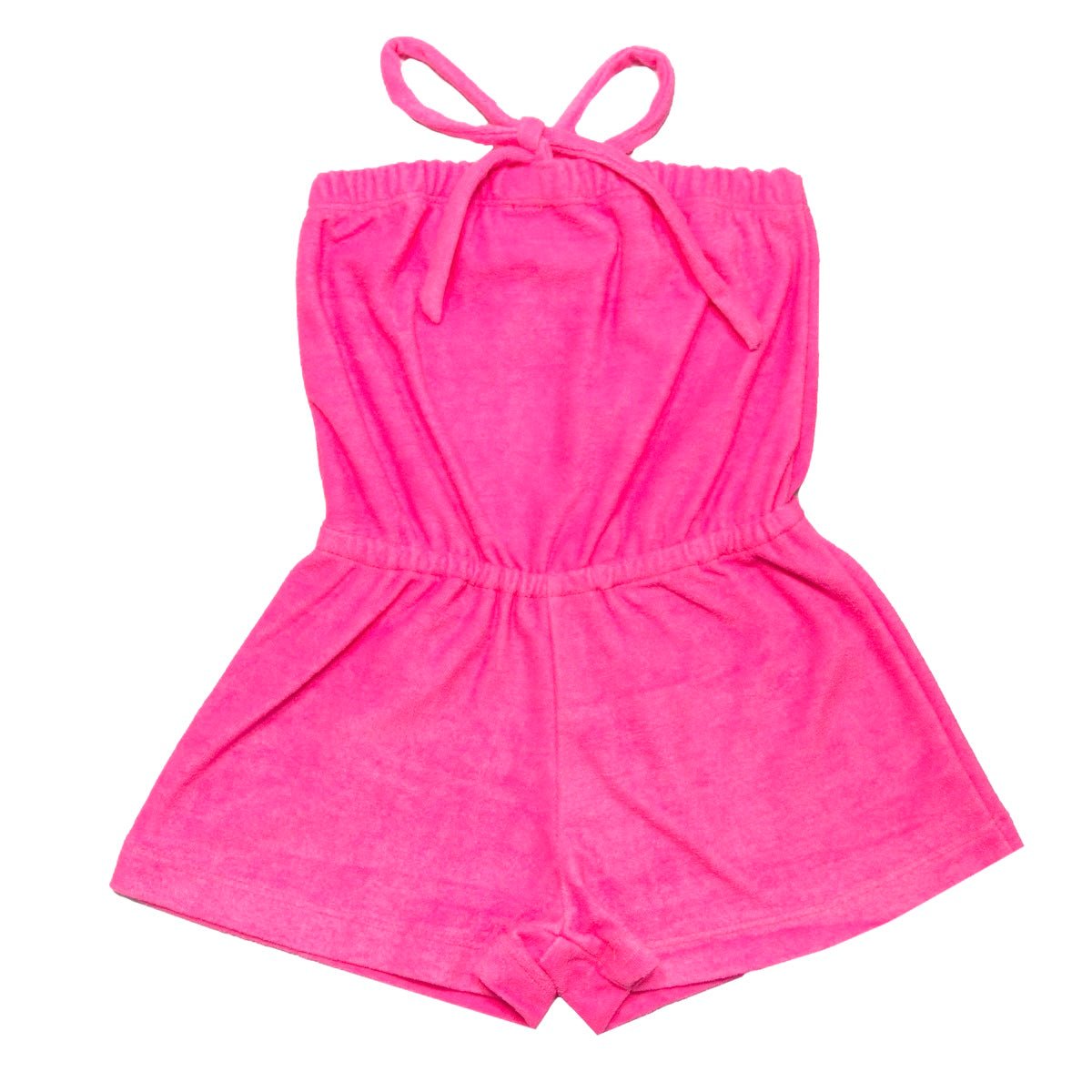 TERRY HALTER ROMPER - ROMPERS