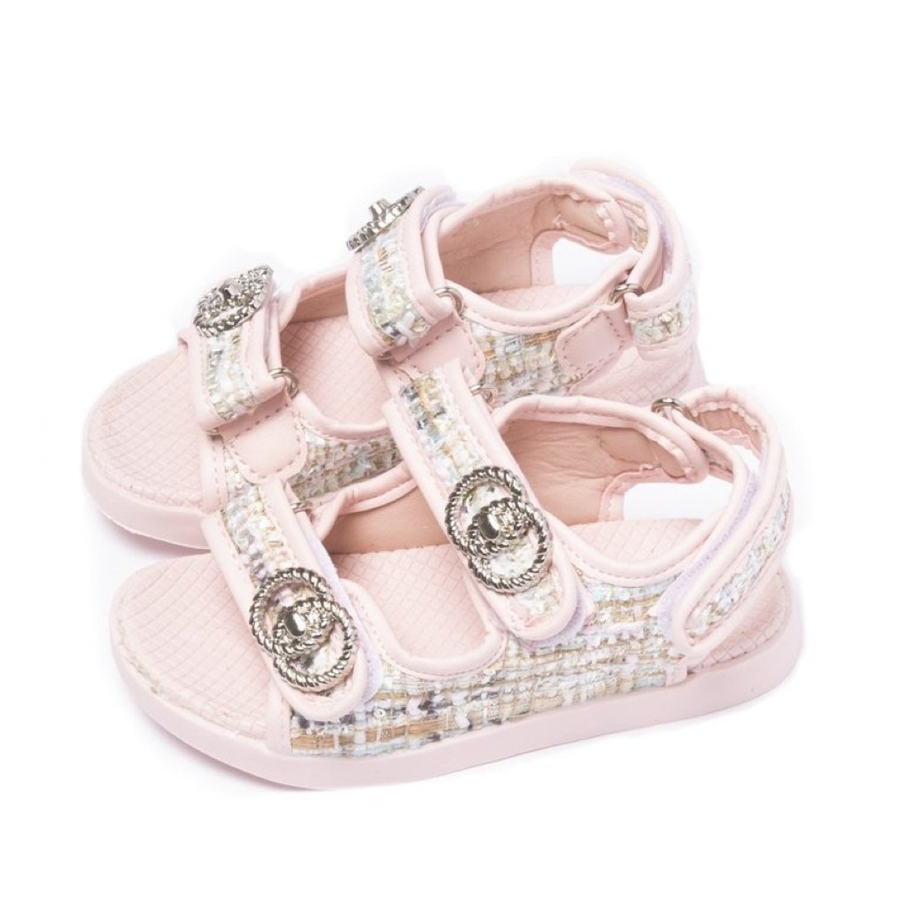 GIGI TWEED DAD SANDALS - SANDALS