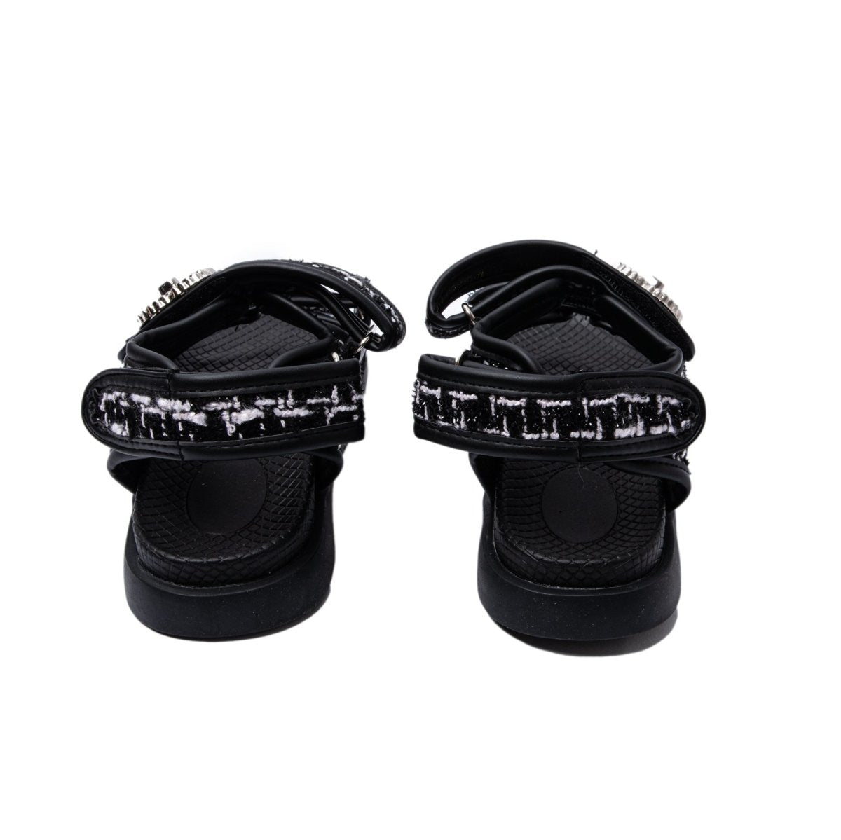 GIGI TWEED DAD SANDALS - SANDALS