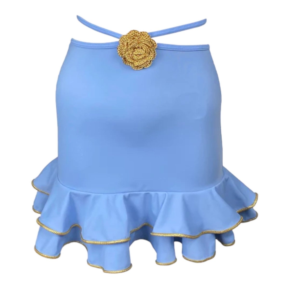 VINA FLOWER RUFFLE SKIRT - SKIRTS