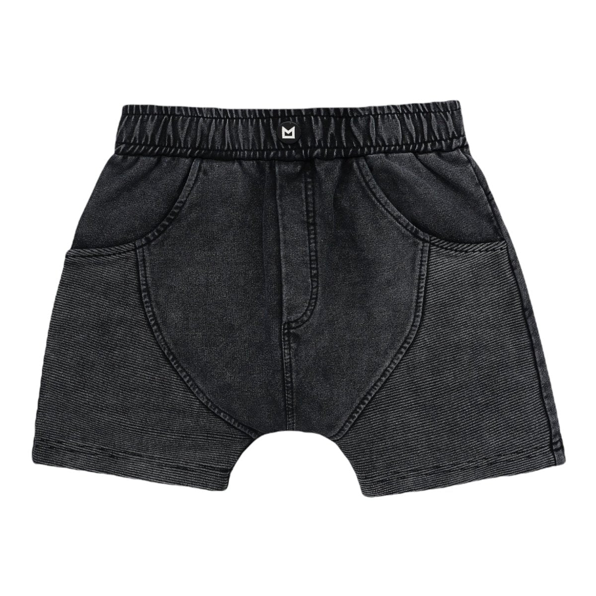 VINTAGE BIKER PANELED SHORTS - SHORTS