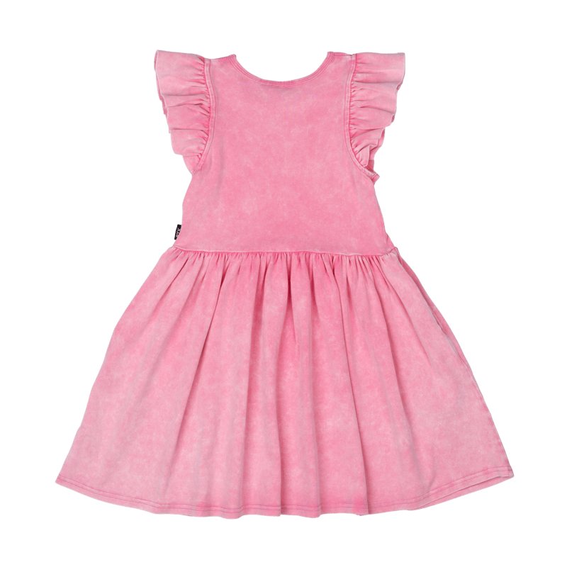 WASHED RUFFLE DRESS (PREORDER) - ROCK YOUR BABY