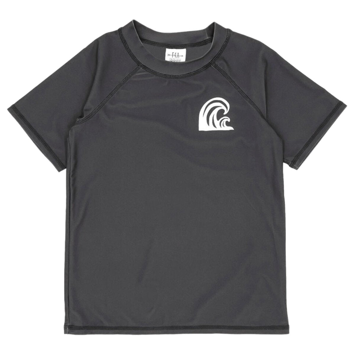 WAVES SHORT SLEEVE RASH GUARD - RASH GUARDS