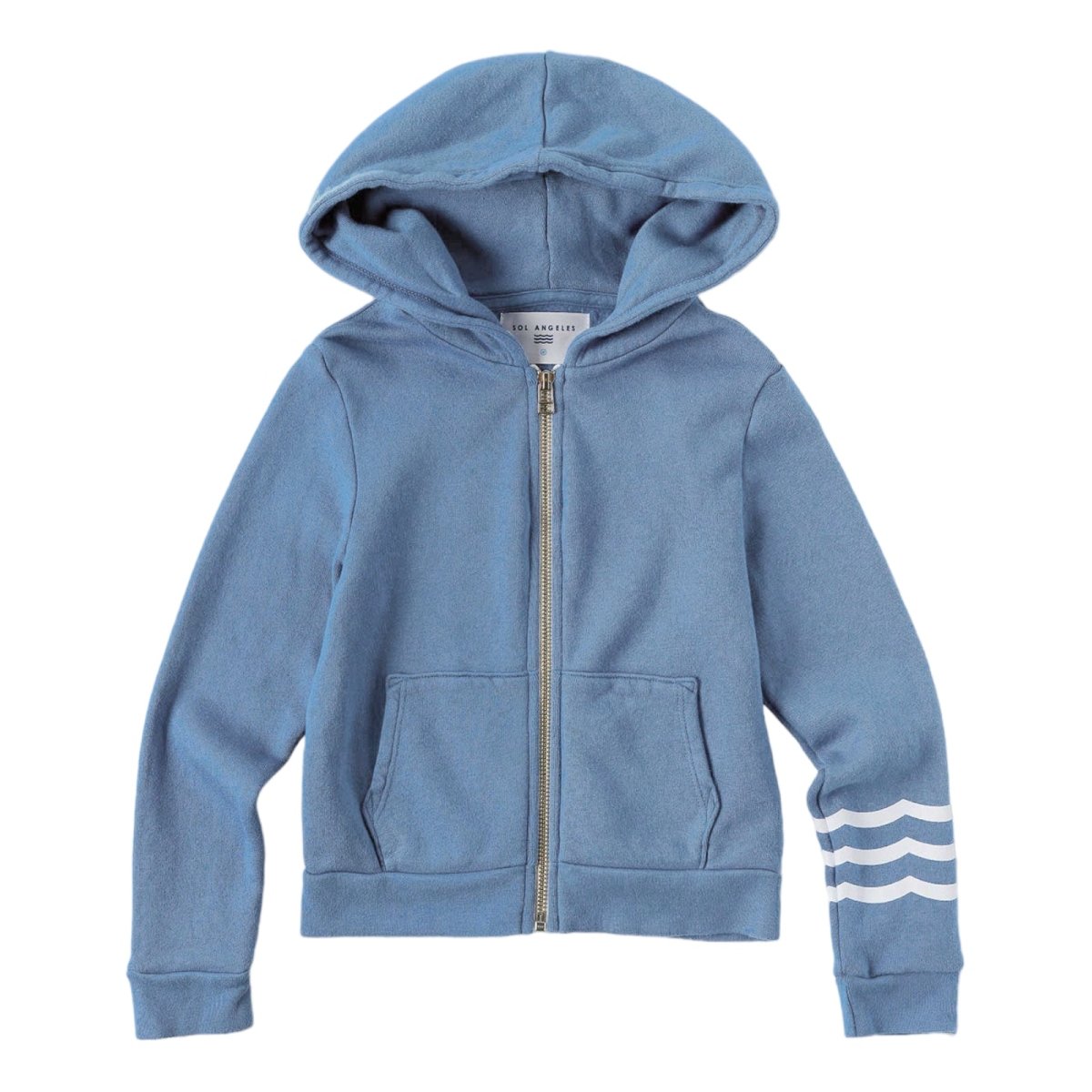 WAVES ZIP UP HOODIE (PREORDER) - SOL ANGELES KIDS