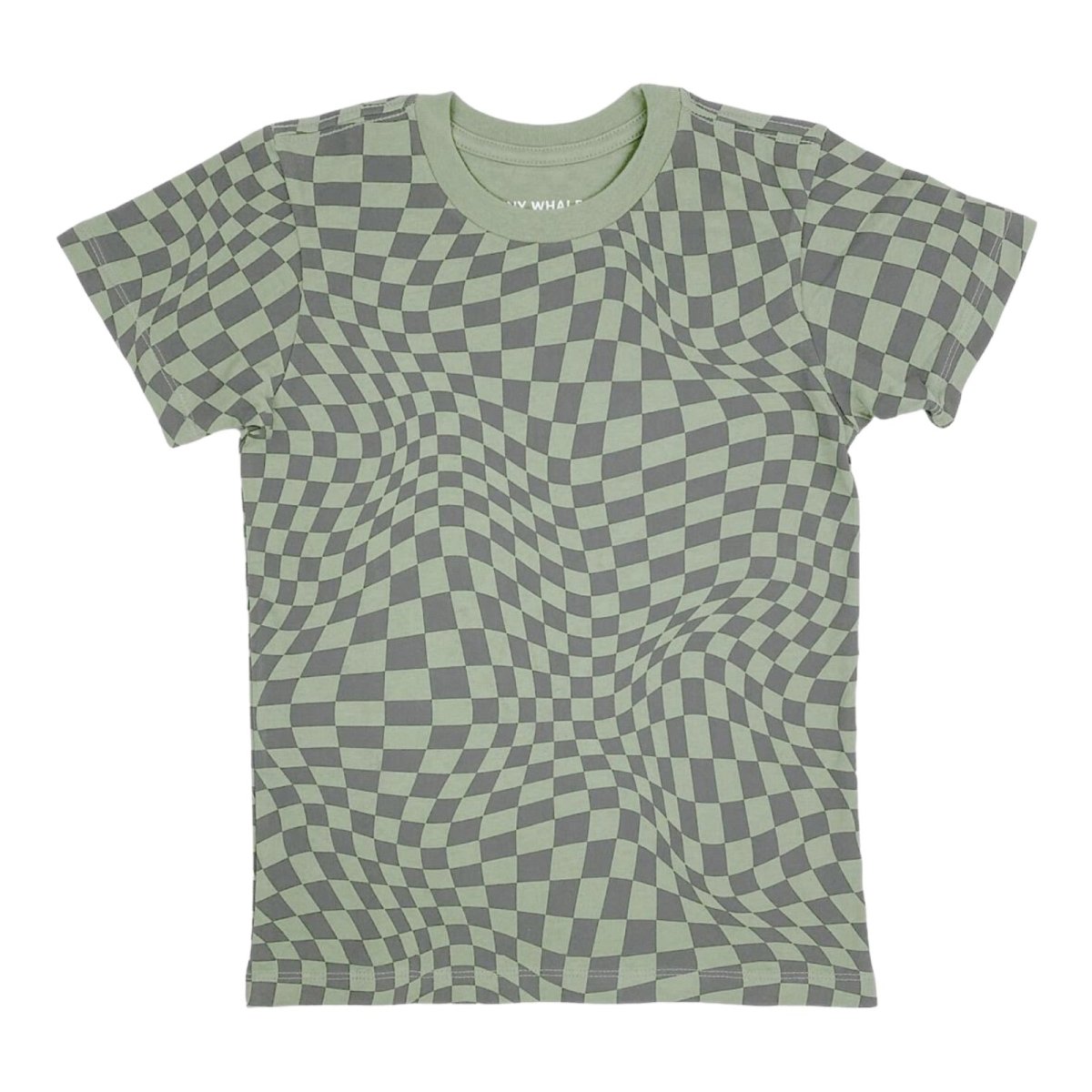 WAVY CHECKERED TSHIRT - TANK TOPS