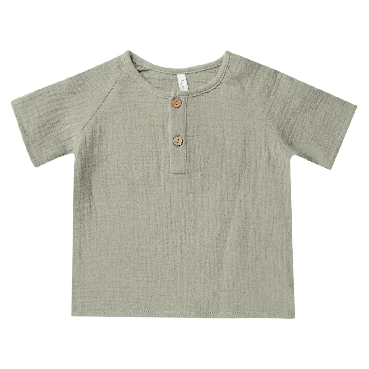 ZIGGY LAUREN BUTTON TOP - SHORT SLEEVE TOPS