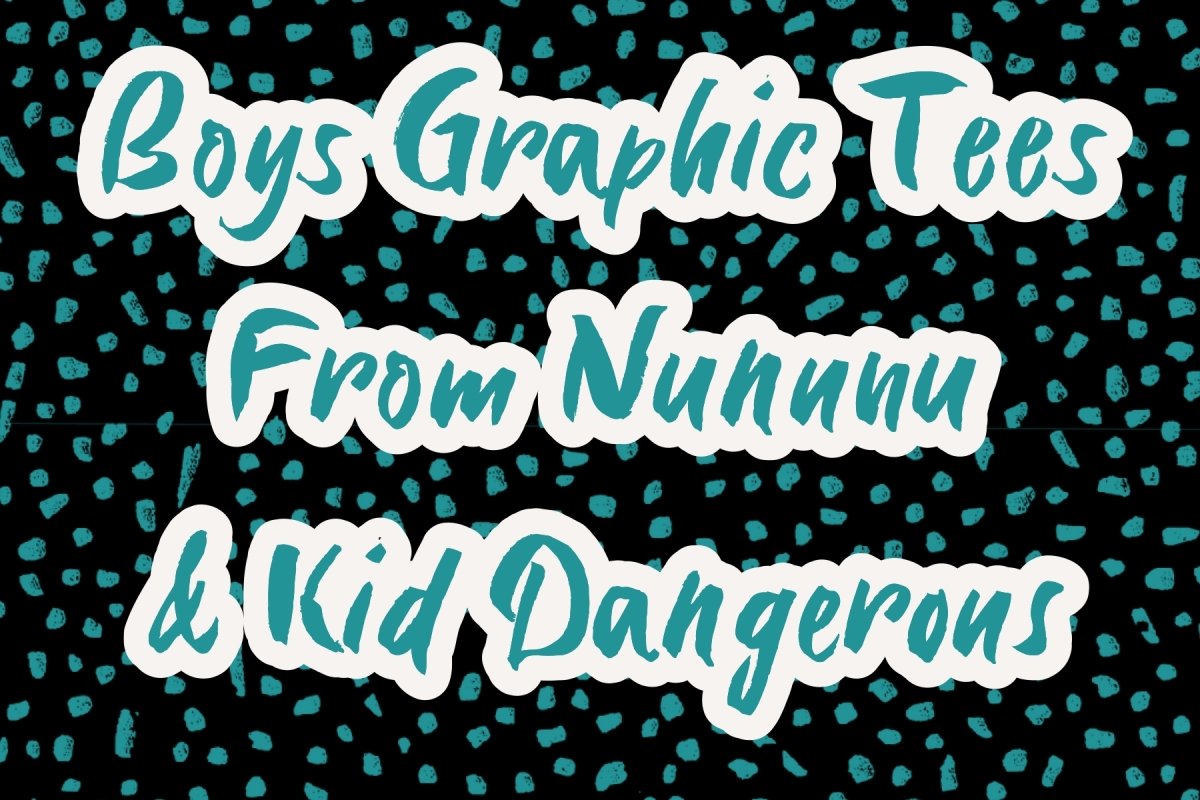 Boys Graphic Tees From Nununu & Kid Dangerous - Mini Dreamers