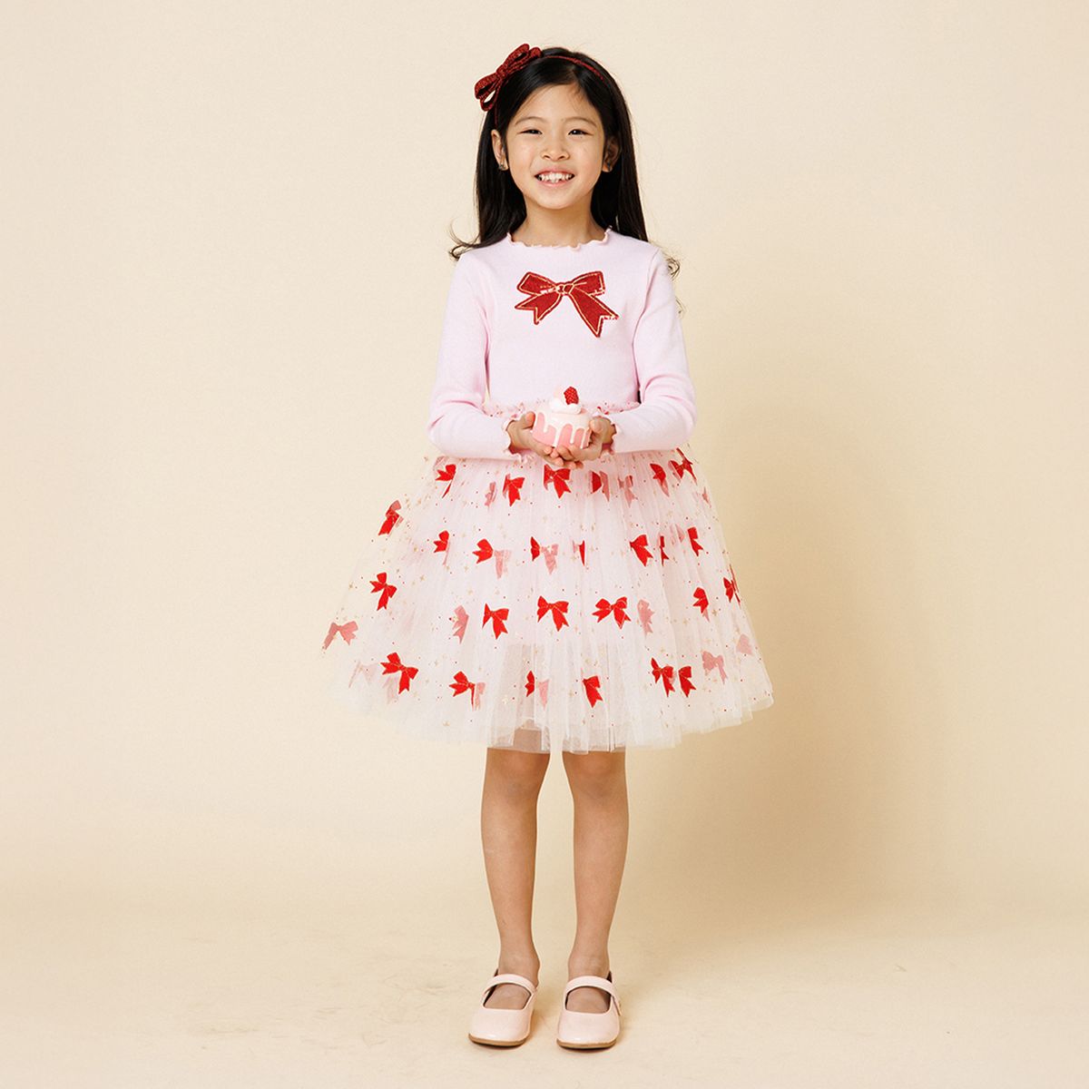 EVELYN BOW TUTU DRESS