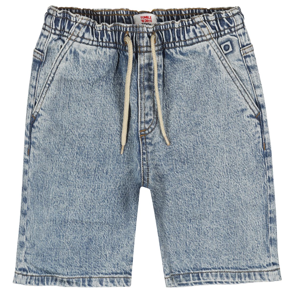 LIGHT VINTAGE WASH DENIM SHORTS (PREORDER)