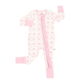 BOWS BAMBOO ZIPPER ROMPER - ROMPERS