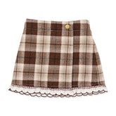 SAMANTHA PLAID SKIRT