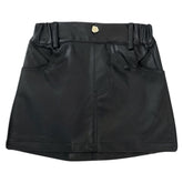 RILEY PLEATHER SKIRT