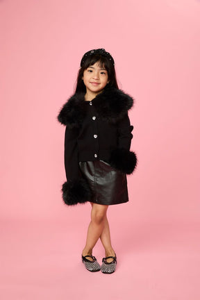 RILEY PLEATHER SKIRT