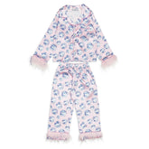 DISCO BALL SILKY SET W/ FEATHERS