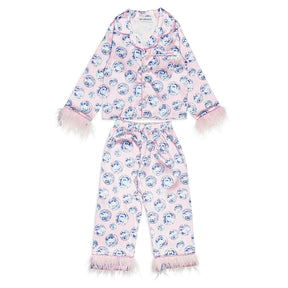 DISCO BALL SILKY SET W/ FEATHERS