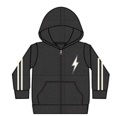 STRIPE TAPING ZIP UP HOODIE (PREORDER)