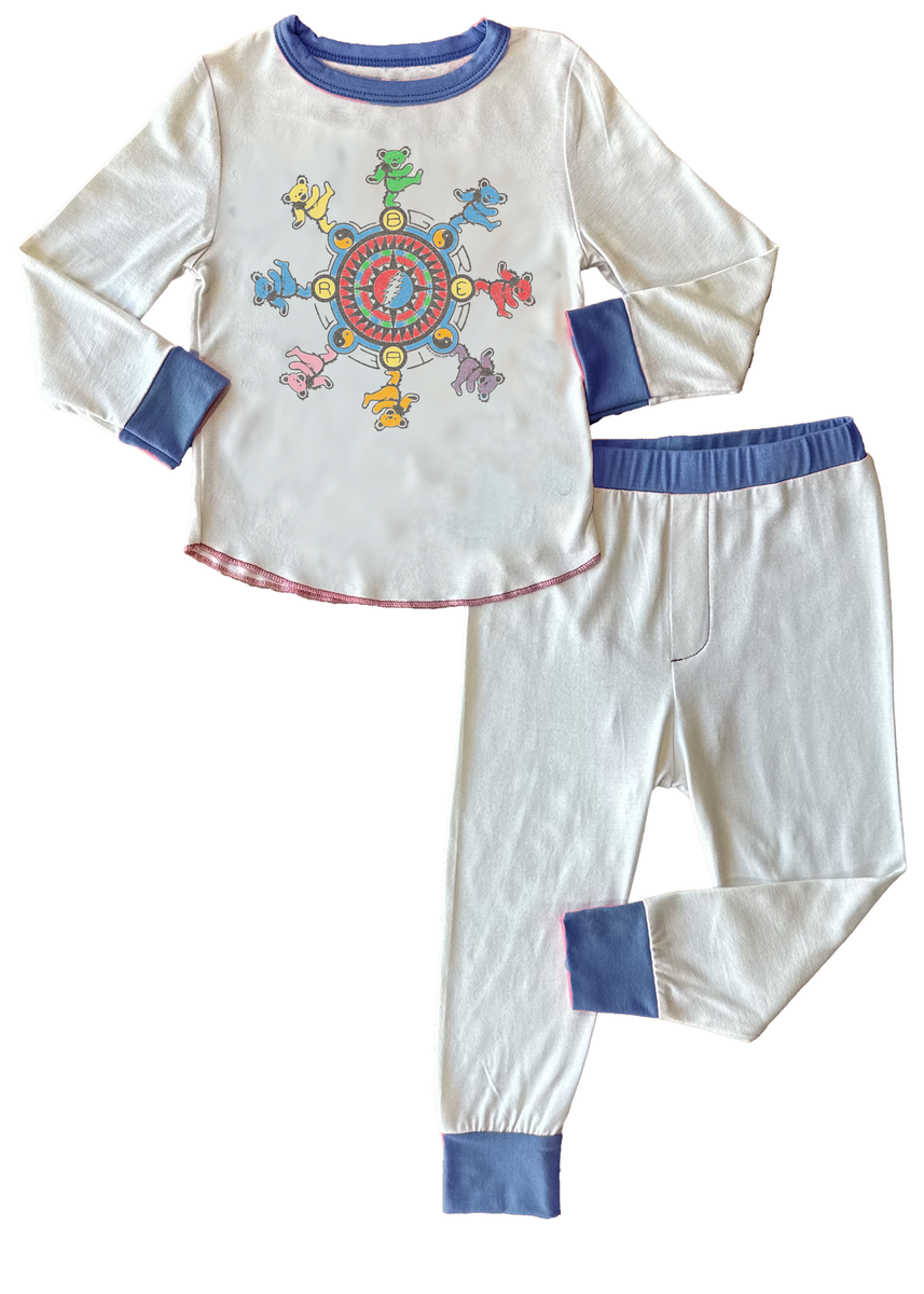 GRATEFUL DEAD BEARS LONG SLEEVE PJS