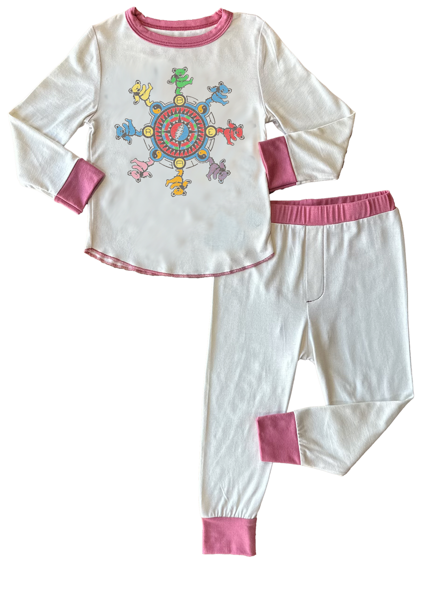 GRATEFUL DEAD BEARS LONG SLEEVE PJS