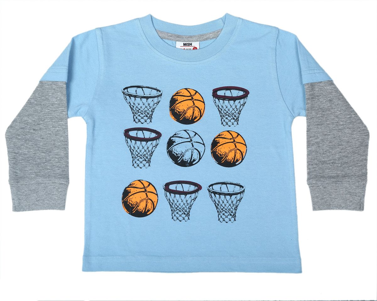 BASKETBALL TWOFER LONG SLEEVE TSHIRT (PREORDER)