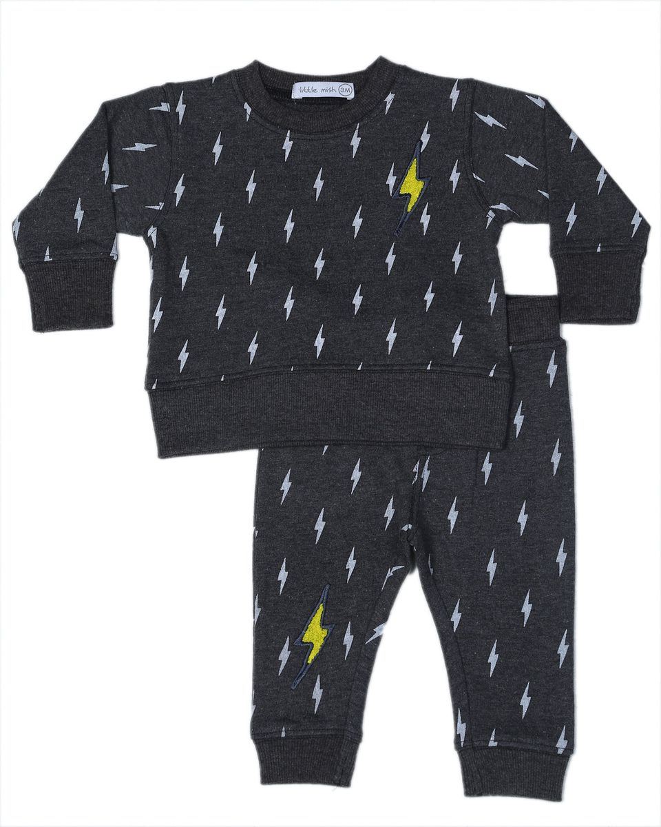 BOLTS SWEATSHIRT AND SWEATPANTS SET (PREORDER)