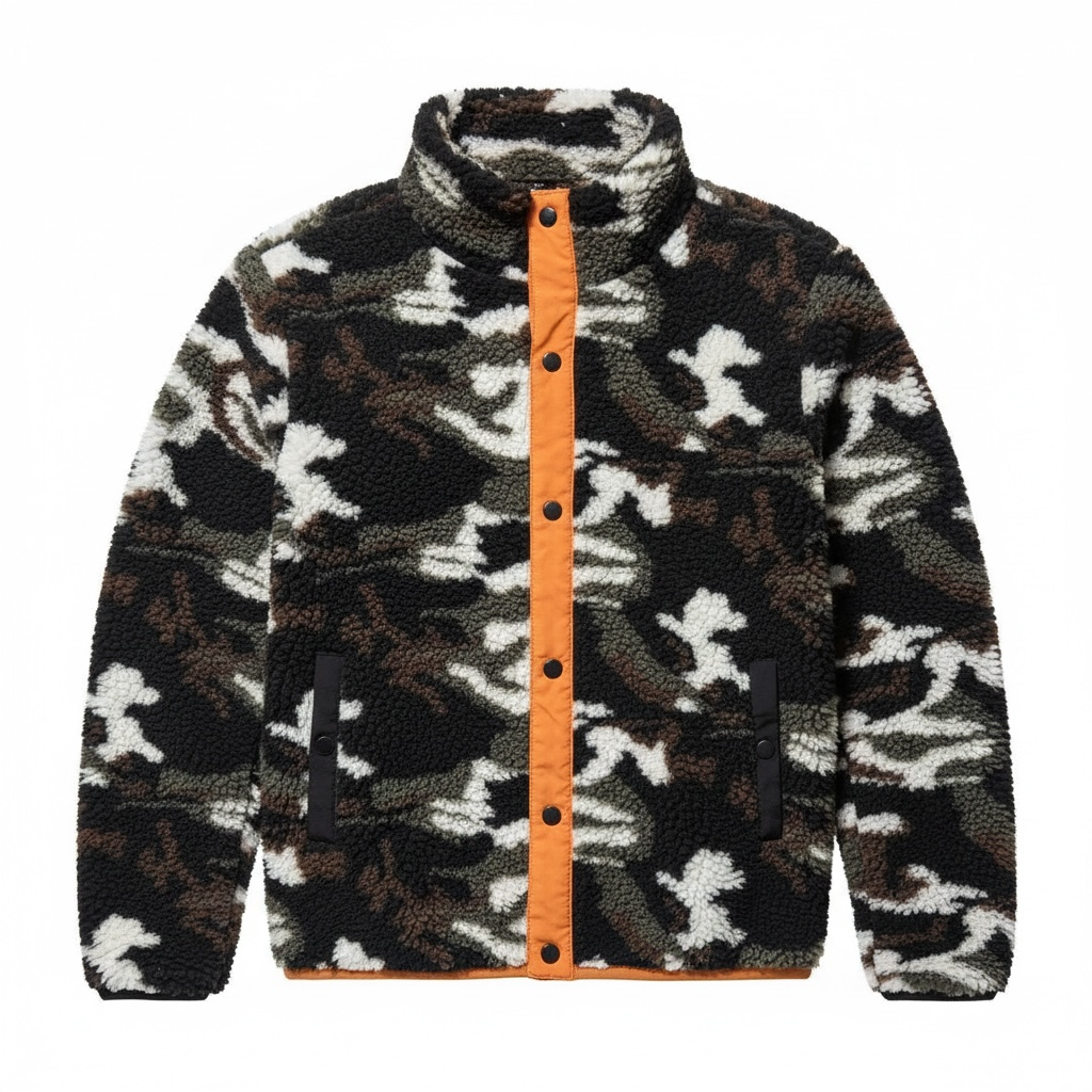 BACKWOODS CAMO SHERPA JACKET (PREORDER)