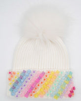 CHARMS & GUMMY BEARS POM POM BEANIE (PREORDER)