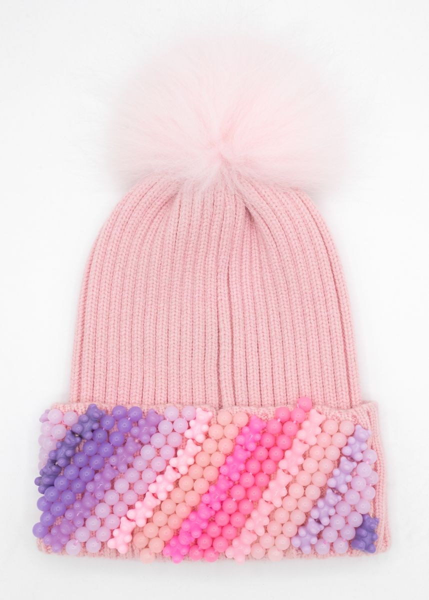 CHARMS & GUMMY BEARS POM POM BEANIE (PREORDER)