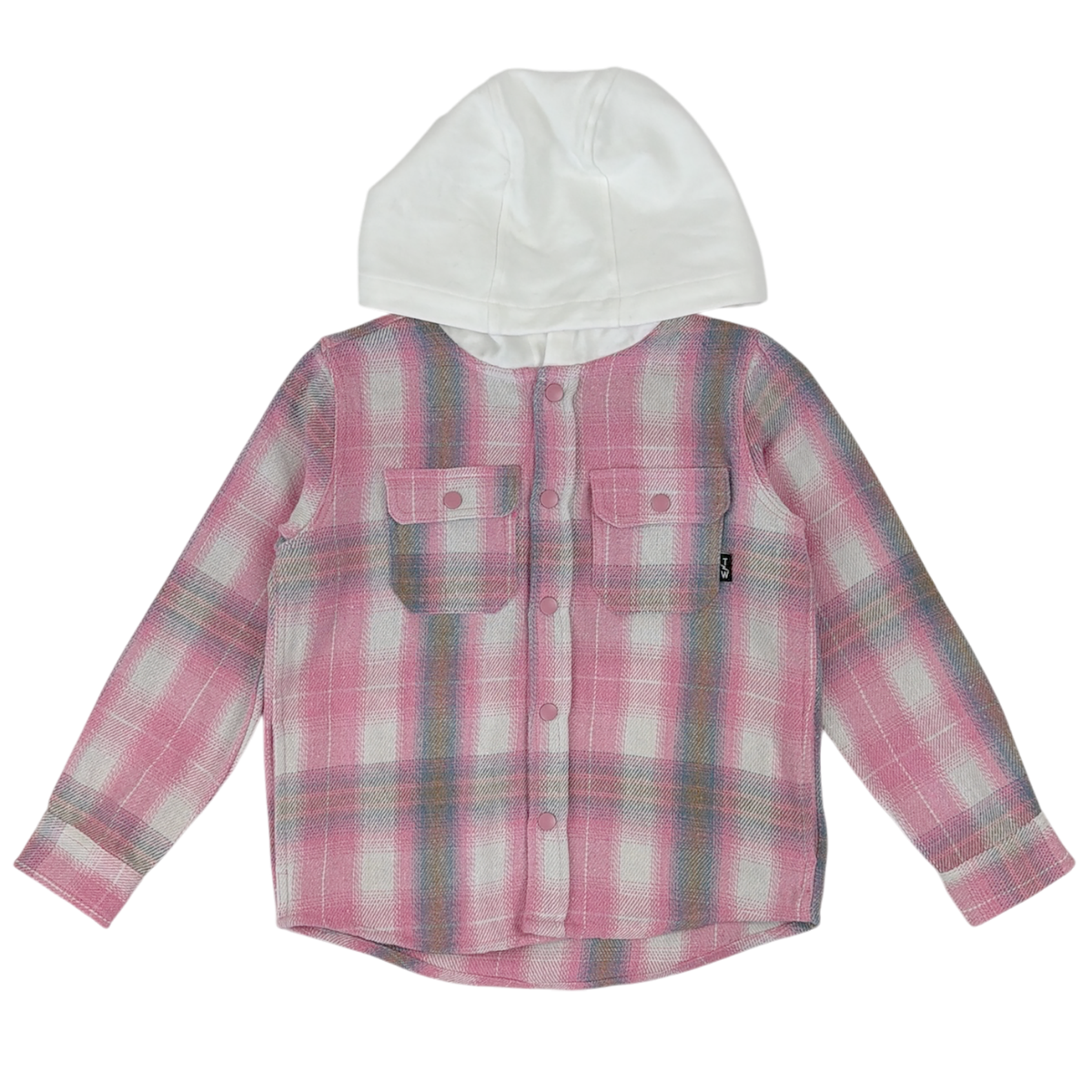 MOUNTAIN GIRL FLANNEL HOODIE SHACKET (PREORDER)