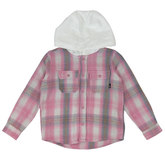 MOUNTAIN GIRL FLANNEL HOODIE SHACKET (PREORDER)