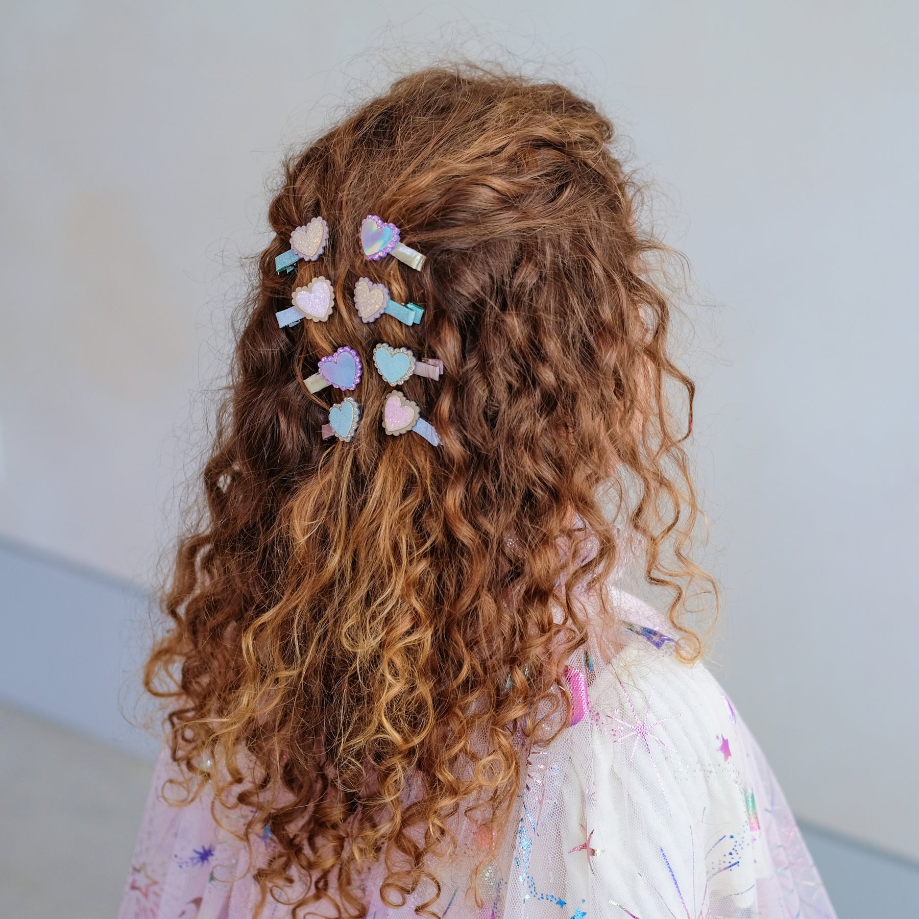 MINI SCALLOPED HEART CLIPS SET OF 4 (PREORDER)
