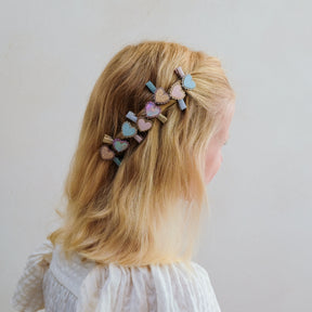 MINI SCALLOPED HEART CLIPS SET OF 4 (PREORDER)