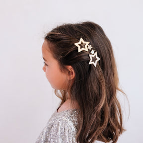 SPARKLE STARS SNAP CLIP SET OF 2 (PREORDER)