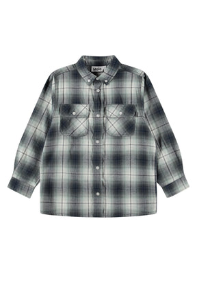 CLADONIA CHECK ROZZY BUTTON DOWN TOP (PREORDER) - MOLO - BUTTON DOWNS